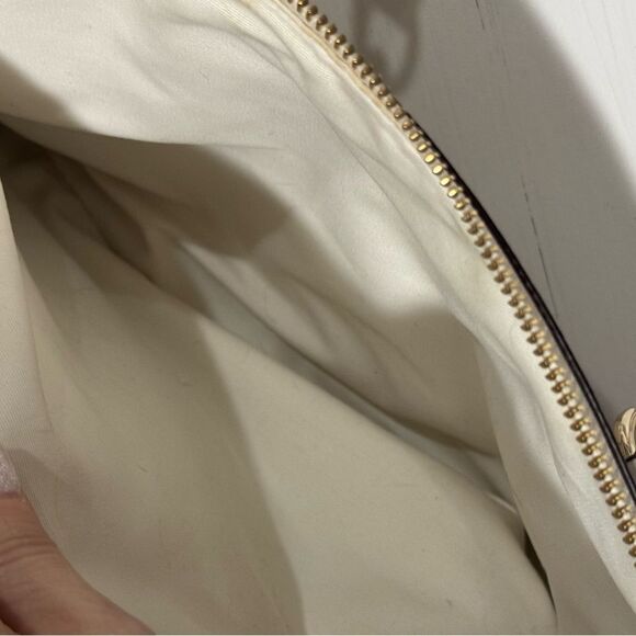 Coach Crossgrain Leather Christie Carryall Chalk White Convertible Tote - Picture 6 of 7